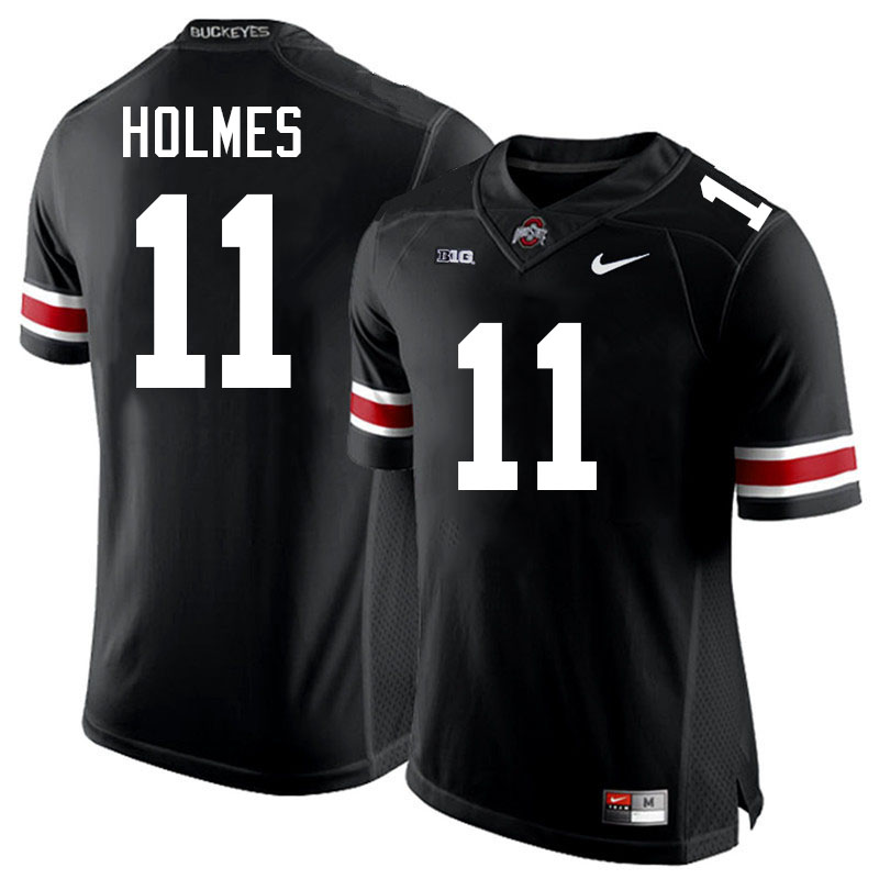 Jalyn Holmes Ohio State Buckeyes Jersey College Football Uniforms-Black